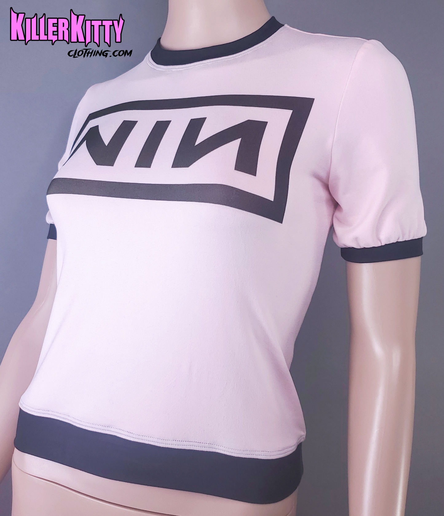 Nine Inch Nails PINK Ringer Shirt