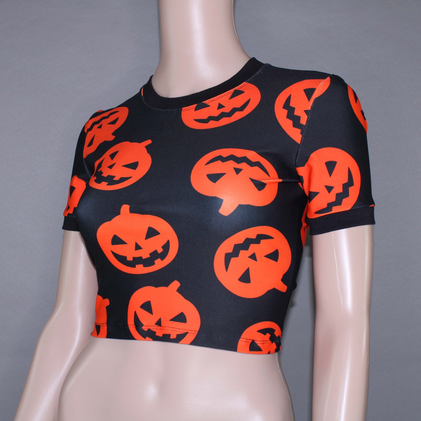 Pumpkin Halloween Crop Top