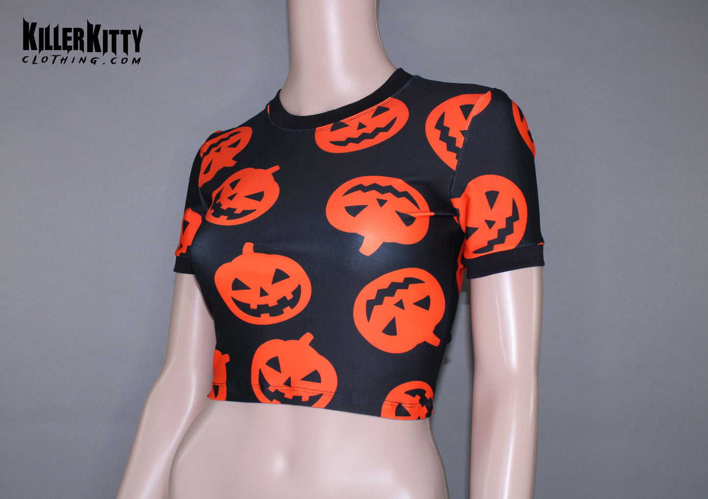 Pumpkin Halloween Crop Top