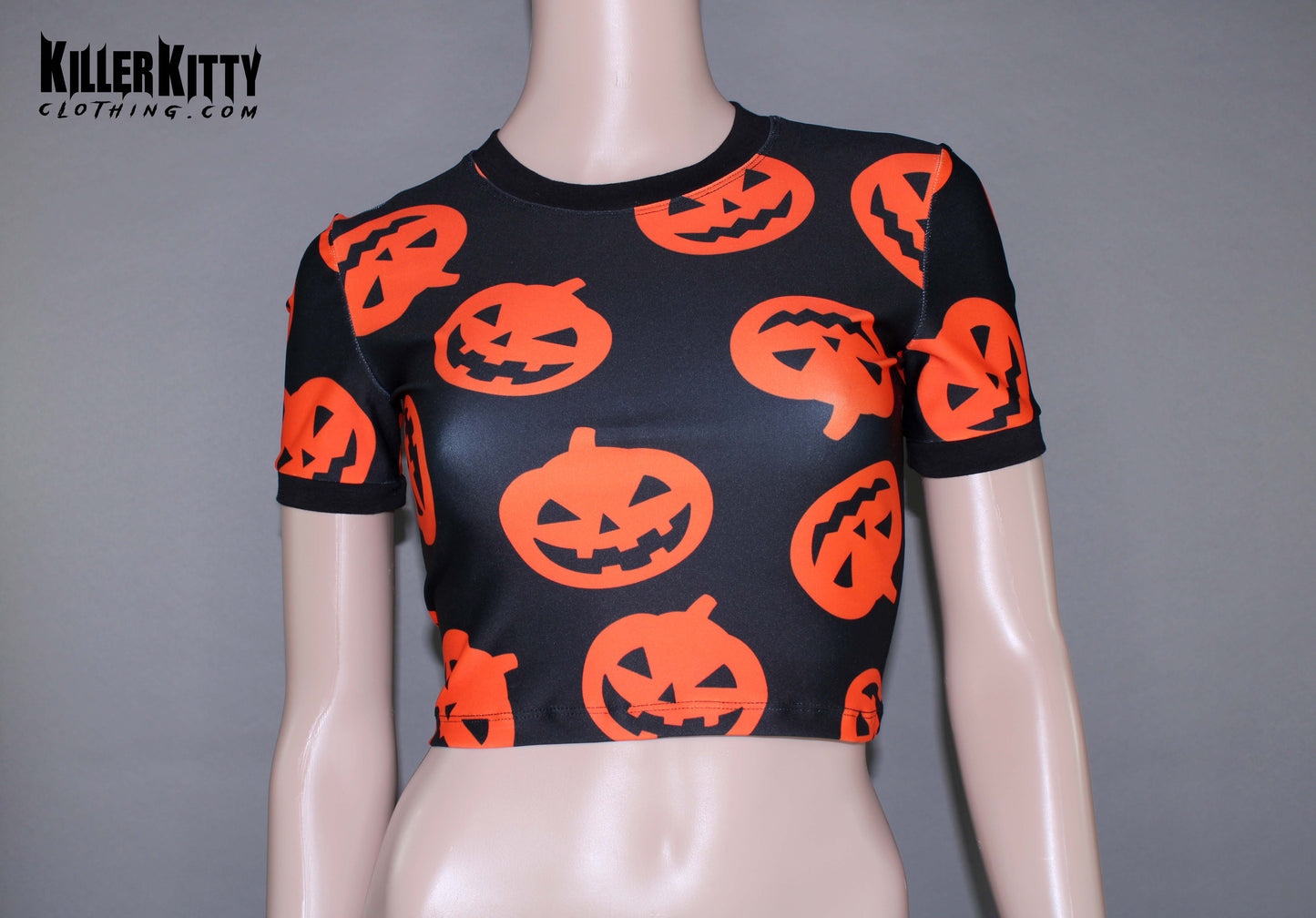 Pumpkin Halloween Crop Top