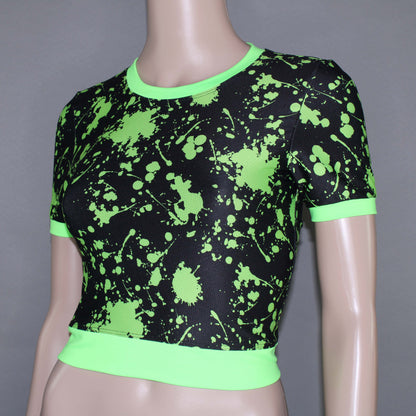 Toxic Splatter Ringer Shirt