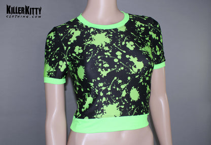 Toxic Splatter Ringer Shirt