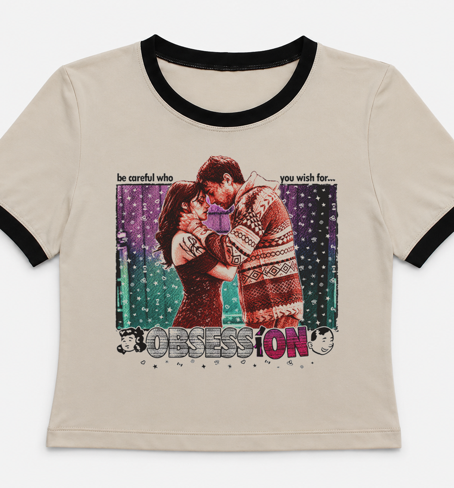 Obsession Horror Ringer Shirt