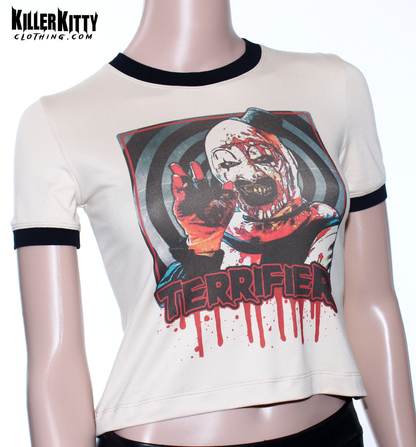 Terrifier Art The Clown Ringer Shirt