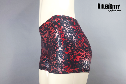 Blood Splatter Booty Shorts