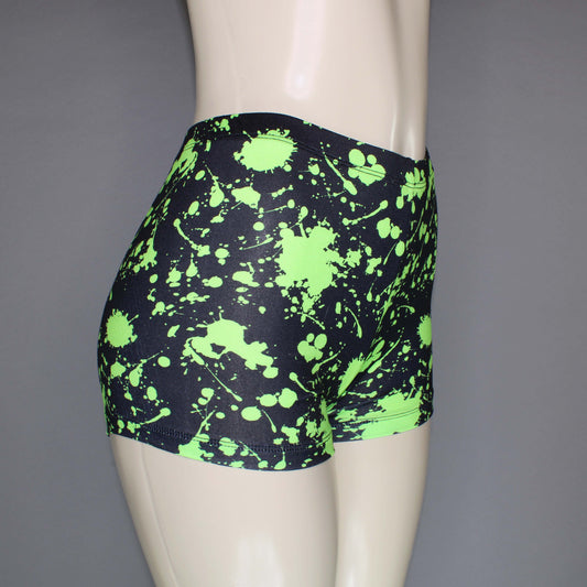 Toxic Splatter Booty Shorts