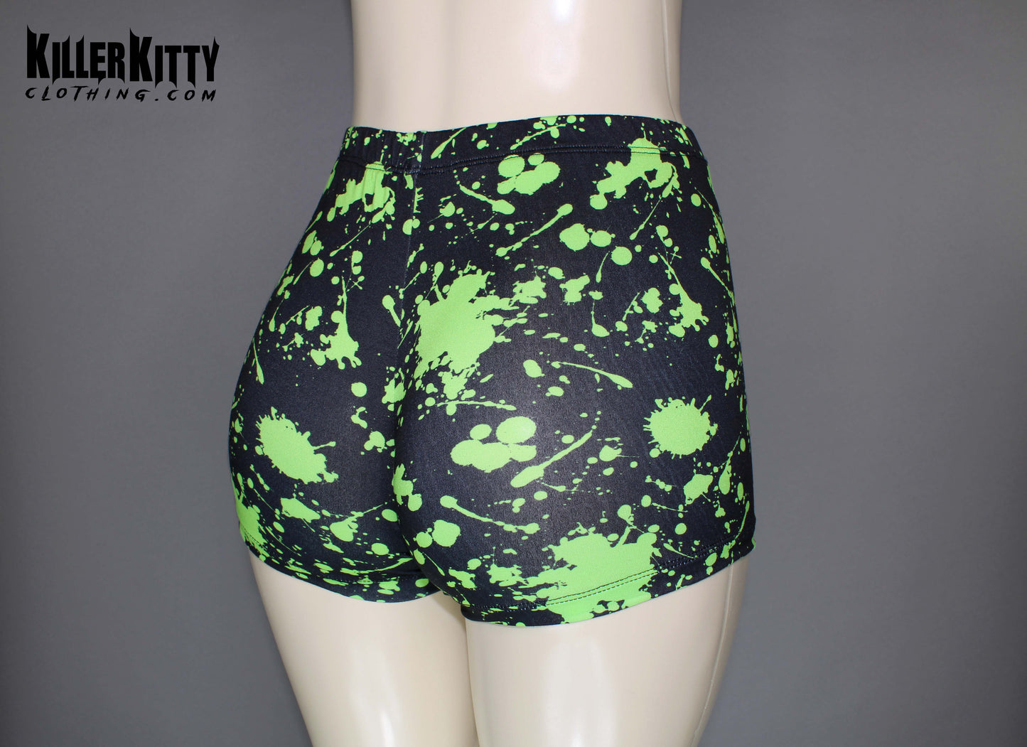 Toxic Splatter Booty Shorts