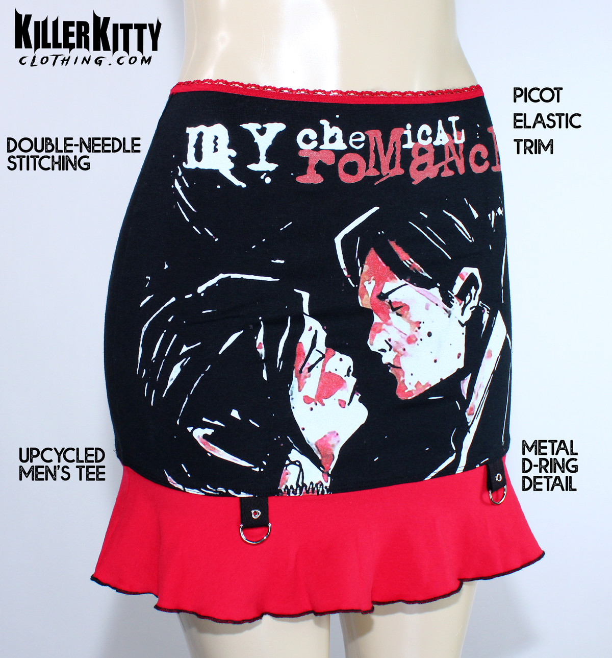 My Chemical Romance Mini Skirt - Three Cheers