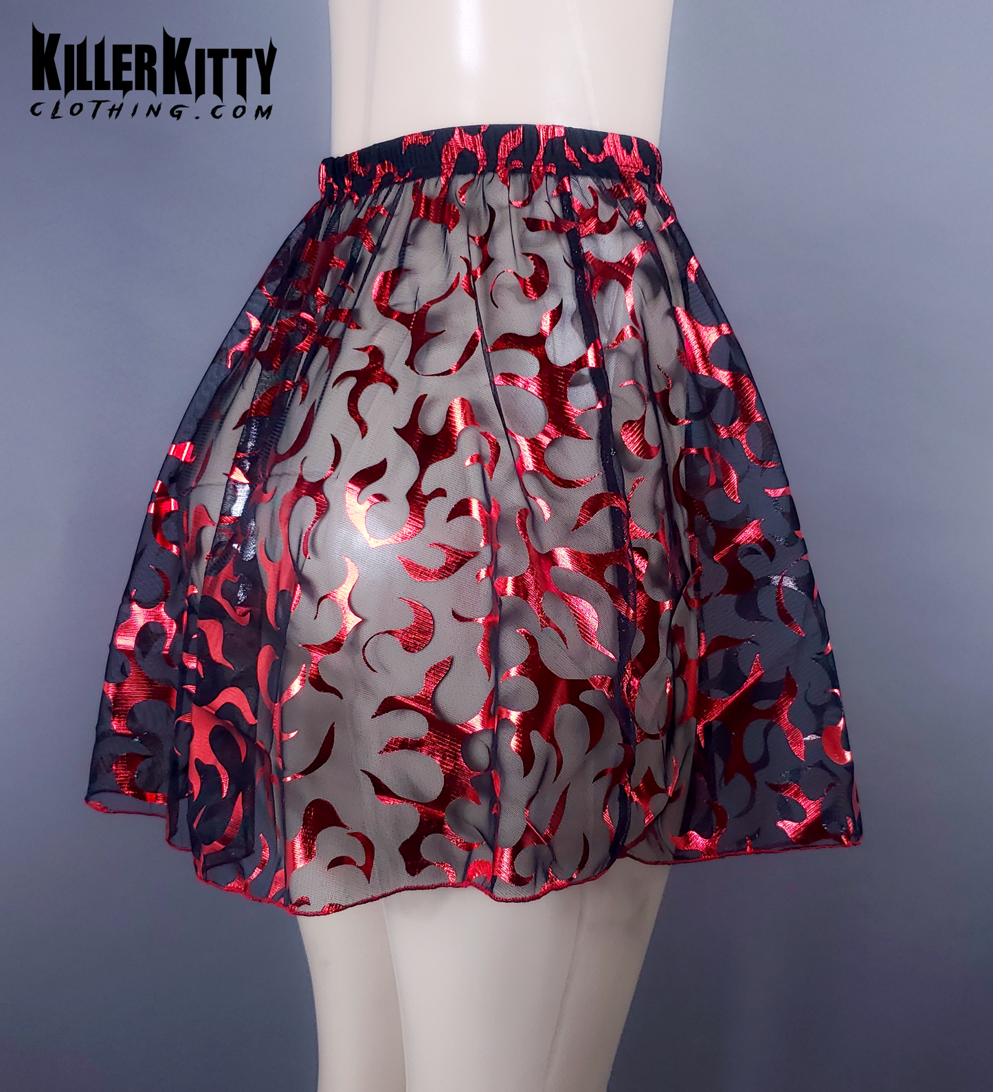 Flared Flames Skirt