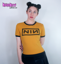 Load image into Gallery viewer, NIN Nine Inch Nails Ringer Shirt
