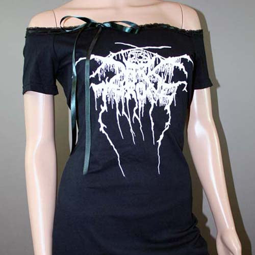 Darkthrone Off Shoulder Dress