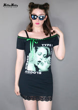 Load image into Gallery viewer, Type O Negative Off Shoulder Dress
