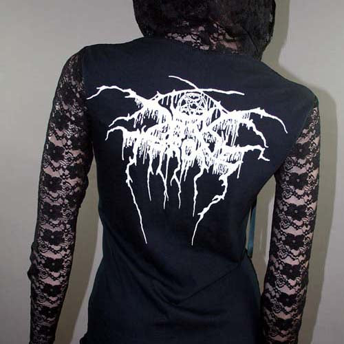 Darkthrone Lace Pullover Hoodie