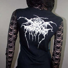 Load image into Gallery viewer, Darkthrone Lace Pullover Hoodie
