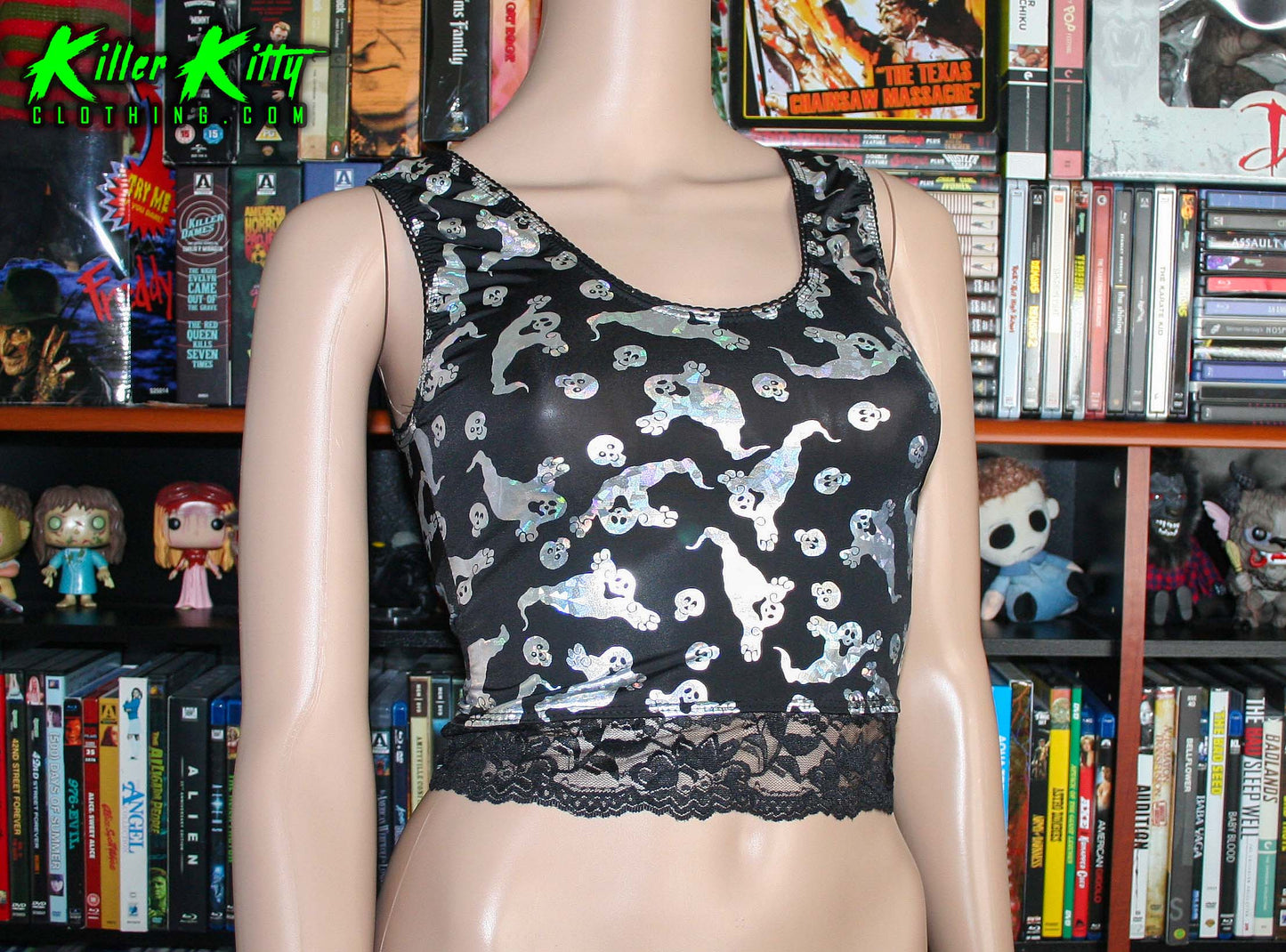 Hologram Ghost Crop Top